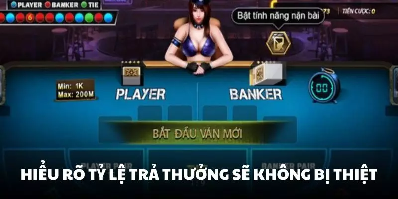 Hiểu rõ tỷ lệ trả thưởng sẽ giúp bạn quyết định được sự chiến thắng lâu dài